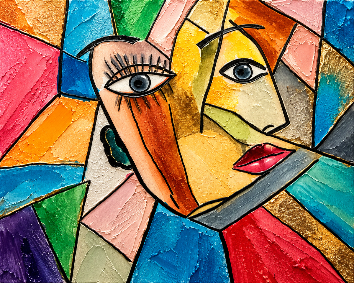 FRACTURED PERSPECTIVE Premium Fine Art Print