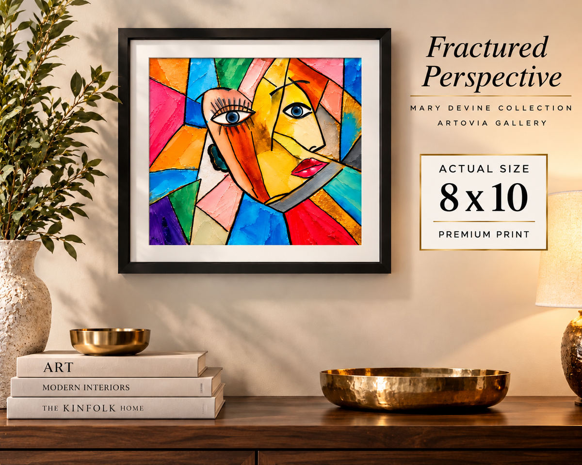 FRACTURED PERSPECTIVE Premium Fine Art Print