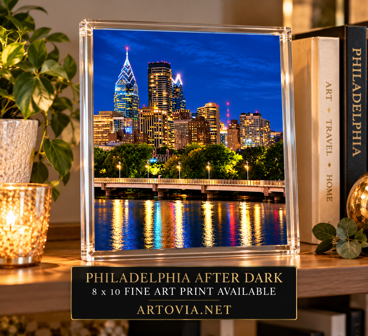 Philadelphia after dark city of lights